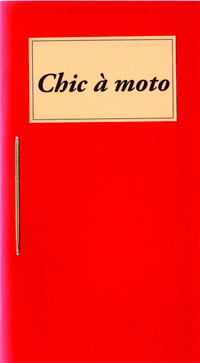 Knjiga Chic à moto Hélaine