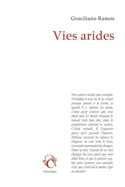 Kniha Vies Arides Graciliano Ramos