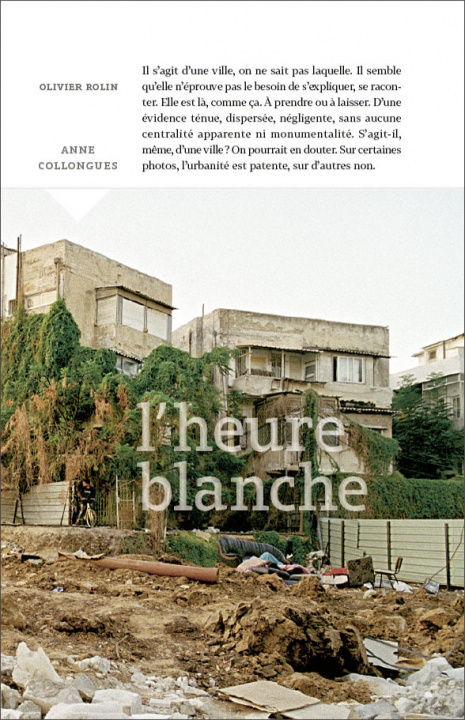 Kniha L'HEURE BLANCHE Anne COLLONGUES