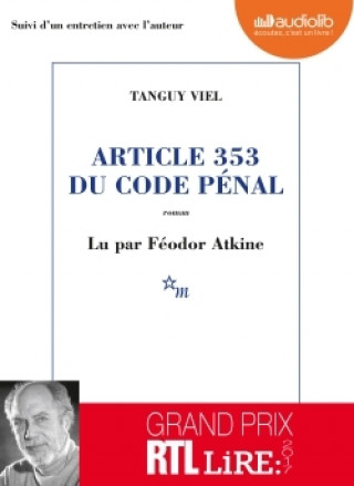 Knjiga Article 353 du code pénal Tanguy Viel