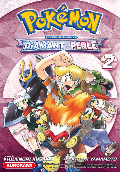 Kniha Pokémon Diamant Perle / Platine - tome 2 Hidenori Kusaka