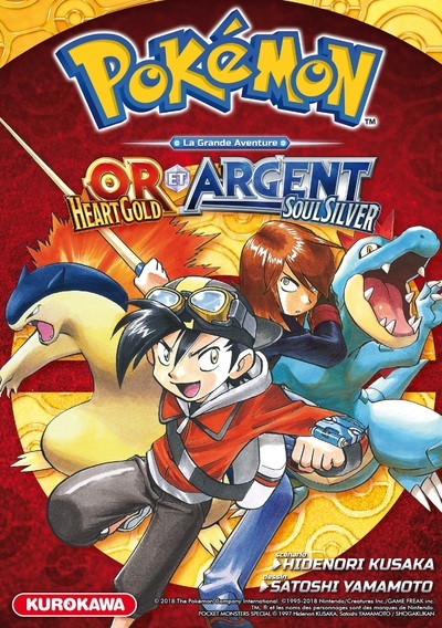 Book Pokémon - La Grande Aventure - Or Heart Gold et Argent Soul Silver Hidenori Kusaka