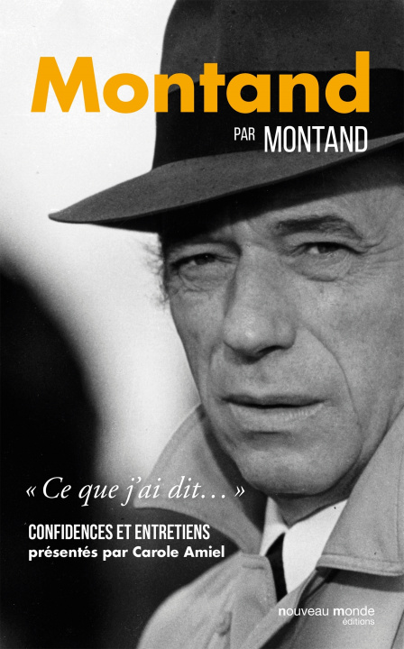 Könyv Montand par Montand Yves Montand