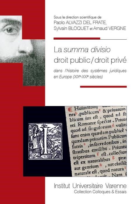 Knjiga LA SUMMA DIVISIO DROIT PUBLIC / DROIT PRIVE ALVAZZI DEL FRATE P.