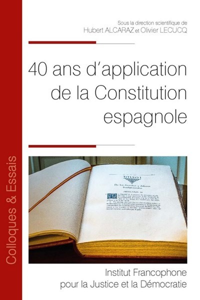 Książka 40 ans d'application de la Constitution espagnole Alcaraz