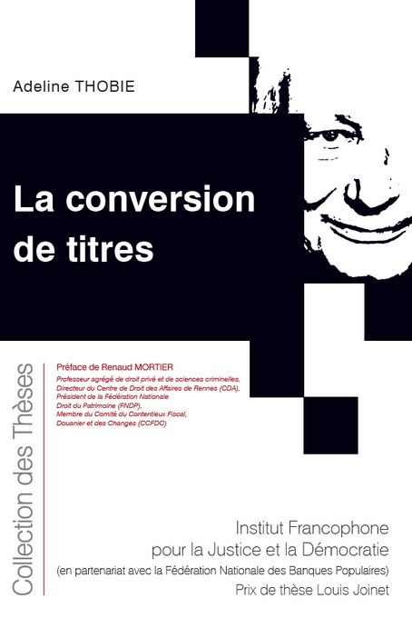 Kniha La conversion de titres Thobie