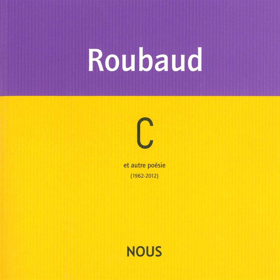 Book C Jacques Roubaud