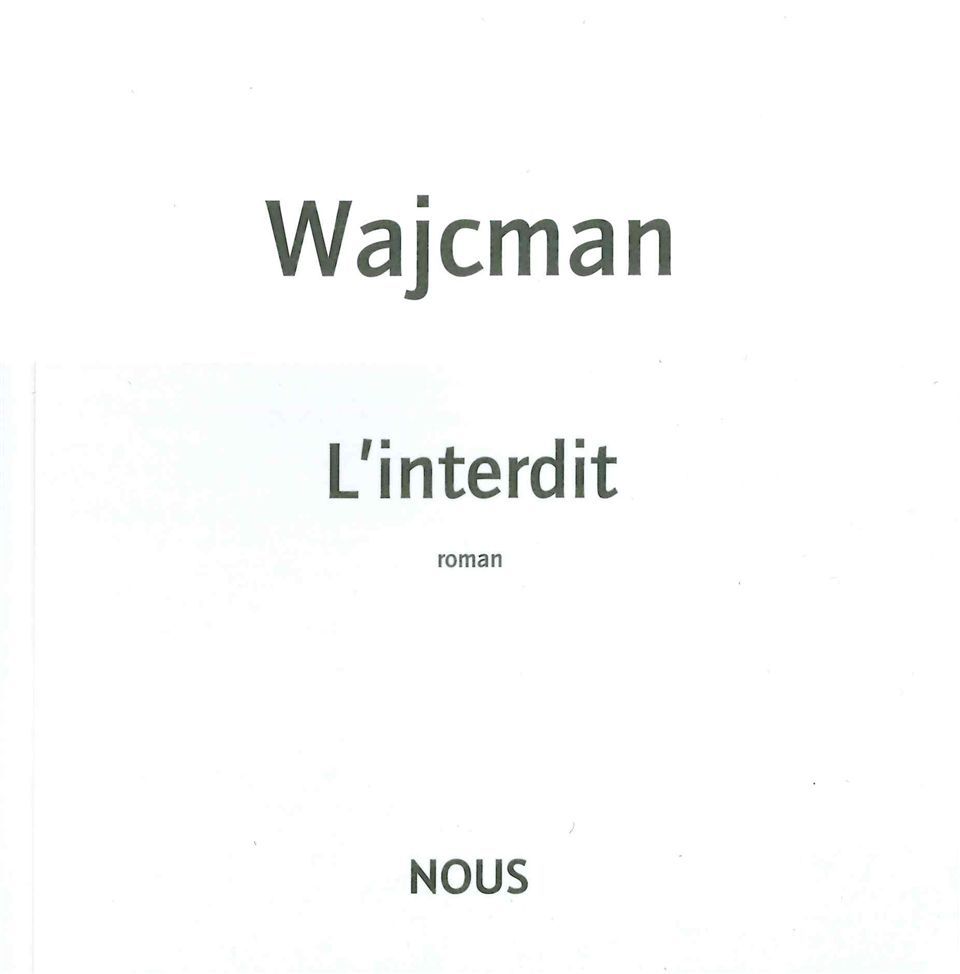 Книга L' Interdit Gerard Wajcman