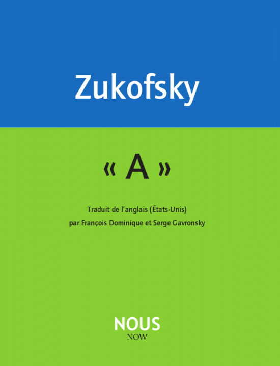 Livro "A" Louis Zukofsky