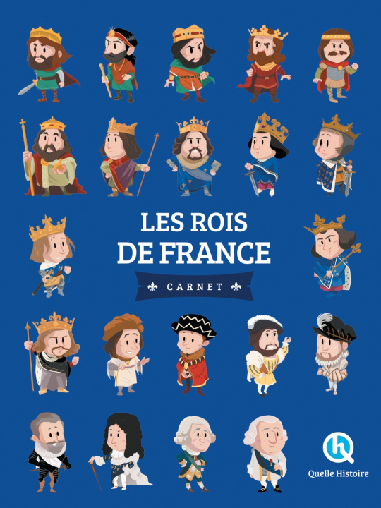 Carte Les rois de France - Carnet Clémentine V. Baron