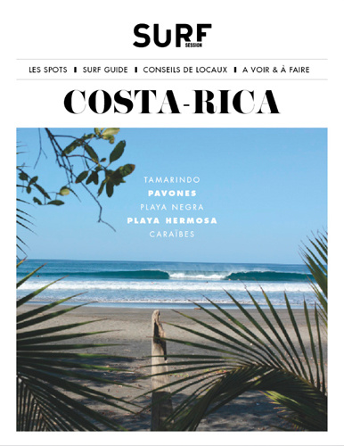 Carte Surf guide  - Costa rica Baptiste LEVRIER