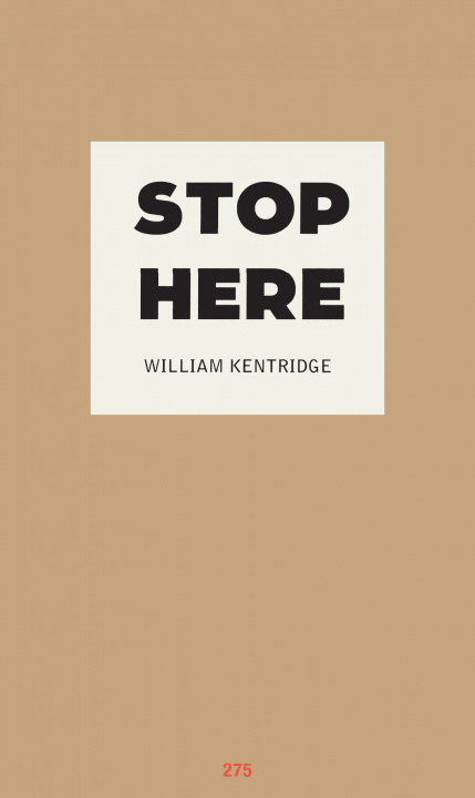Livro Stop Here Kentridge