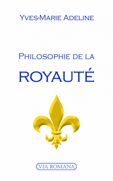 Książka Philosophie de la royauté Adeline