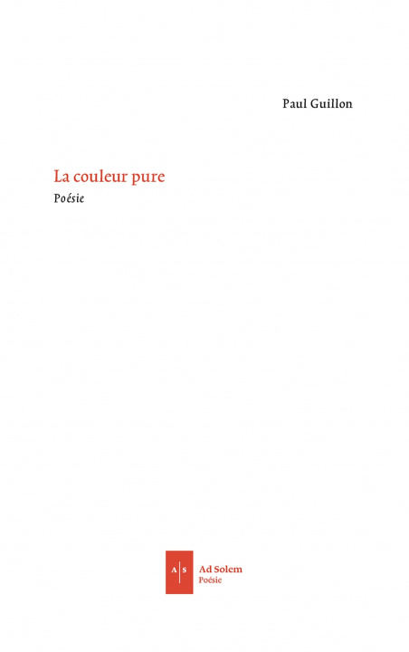 Knjiga La couleur pure Paul Guillon