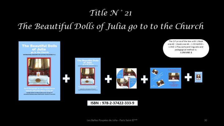 Buch BOX N°21 THE BEAUTIFUL DOLLS OF JULIA GO TO THE CHURCH J.P. SANCHEZ