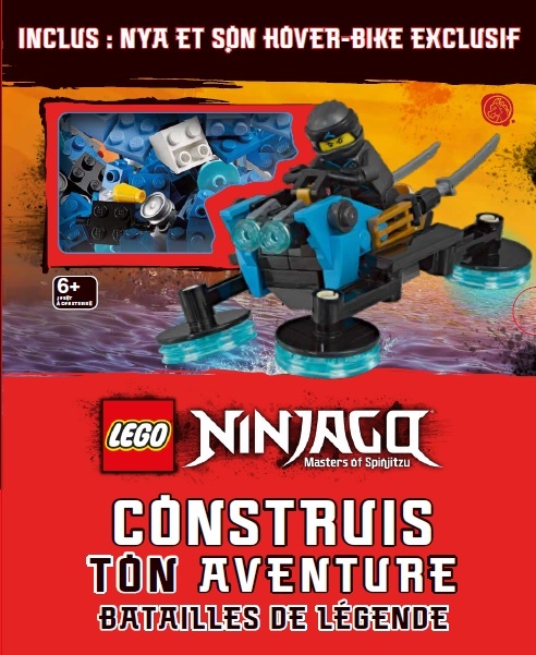 Kniha CONSTRUIS TON AVENTURE LEGO NINJAGO 