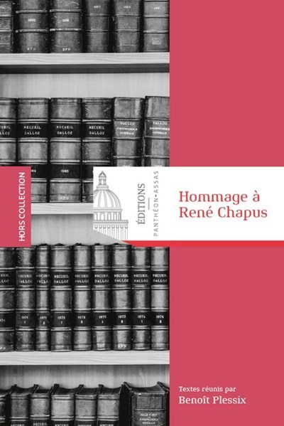 Kniha Hommage à René Chapus Plessix
