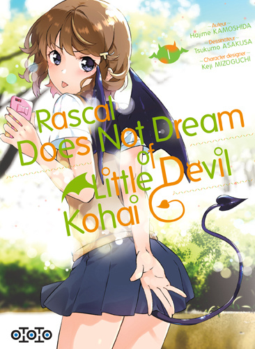 Könyv Rascal Does Not Dream of Little Devil kohai T01 Hajime KAMOSHIDA