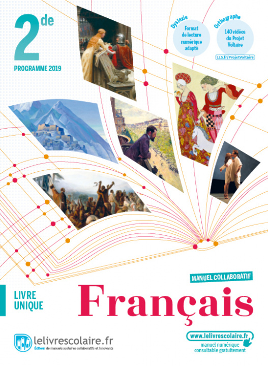 Carte Français 2nde, édition 2019 Lelivrescolaire.fr