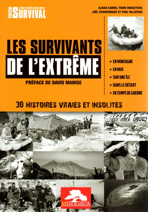 Kniha LES SURVIVANTS DE L'EXTREME CAMBE