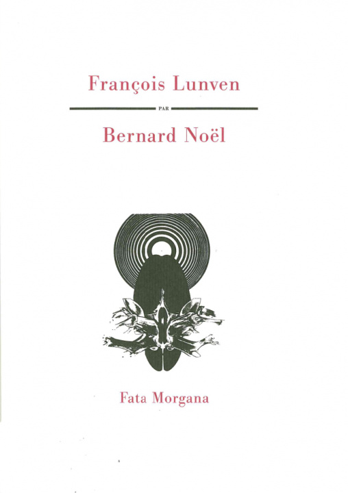 Kniha François Lunven Bernard Noël