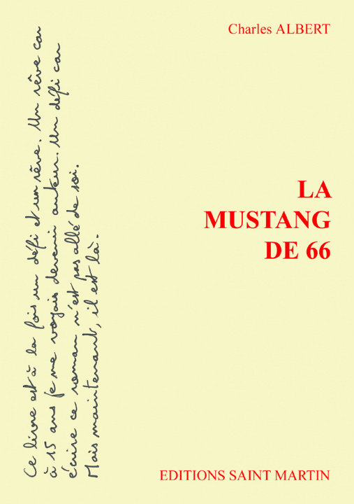 Kniha La Mustang de 66 ALBERT