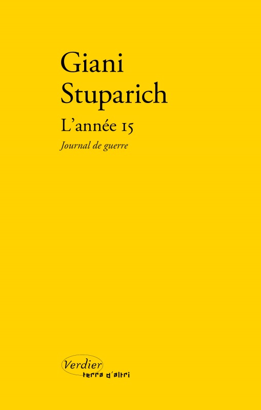 Knjiga L'année 15 Stuparich