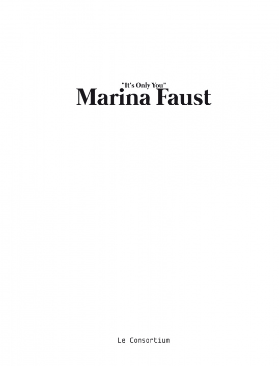 Buch “It's Only You” Faust