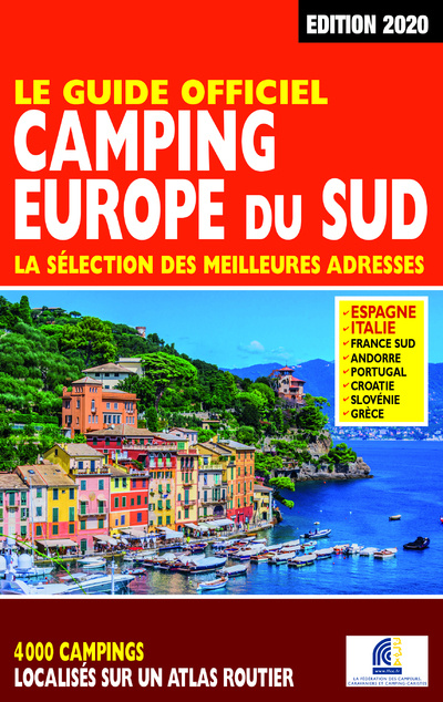 Carte Le Guide Officiel Camping Europe du Sud 2020 Martine Duparc