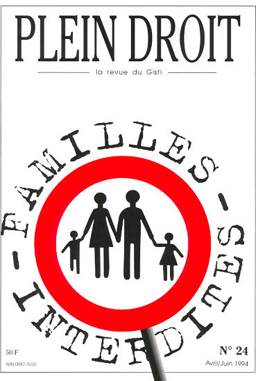 Knjiga Familles interdites GISTI