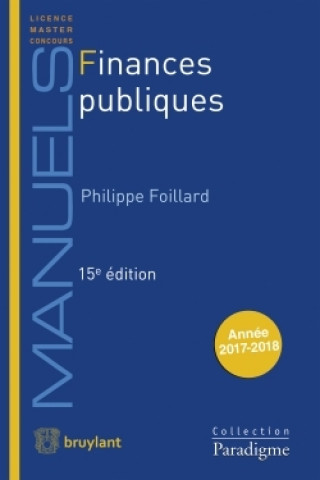 Könyv Finances publiques Philippe Foillard