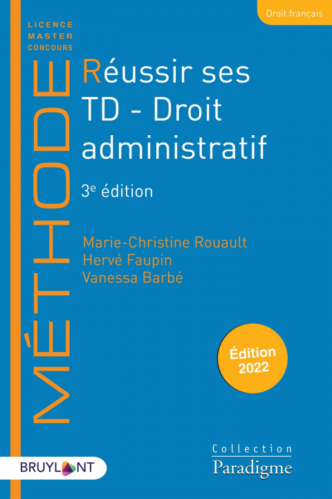 Könyv Réussir ses TD - Droit administratif Vanessa Barbé