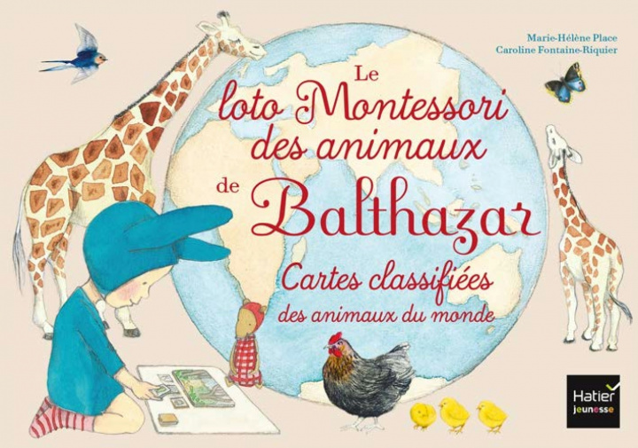 Buch Le Loto Montessori de Balthazar - les animaux Marie-Hélène Place