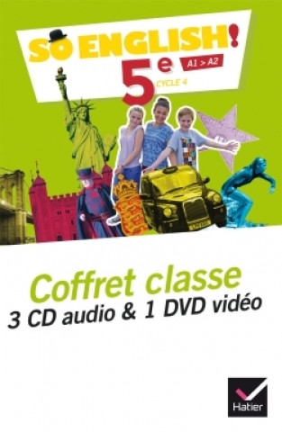 Audio So English! - Anglais 5e Éd. 2017 - Coffret CD / DVD classe Evelyne Ledru-Germain