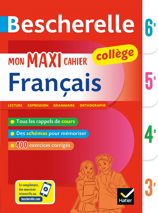 Книга Bescherelle collège - Mon maxi cahier de français (6e, 5e, 4e, 3e) Malika Behlouli