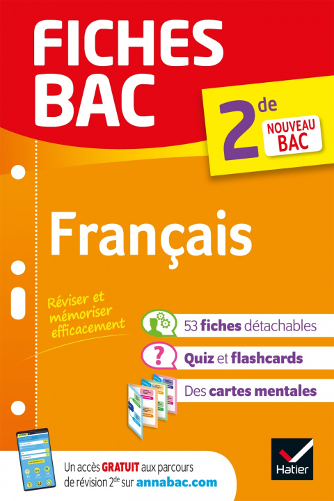 Kniha Fiches bac Français 2de Séverine Charon