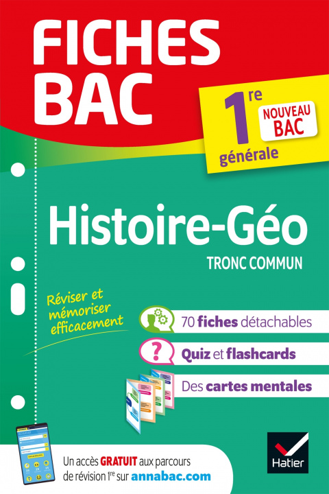 Kniha Fiches bac Histoire-Géographie 1re générale Christophe Clavel