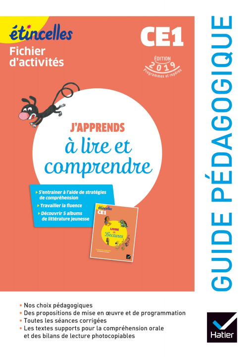 Kniha Etincelles - Français CE1 Ed. 2019 - J'apprends à lire et comprendre - Guide pédagogique Olivier Tertre