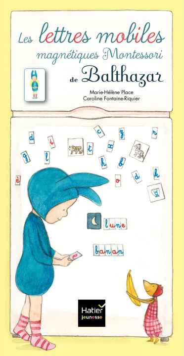 Book Coffret Les lettres mobiles magnétiques Montessori de Balthazar Marie-Hélène Place