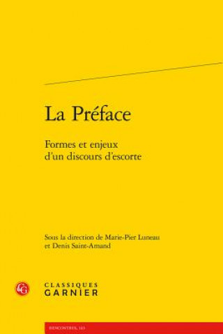 Knjiga La Préface Marie-Pier Luneau