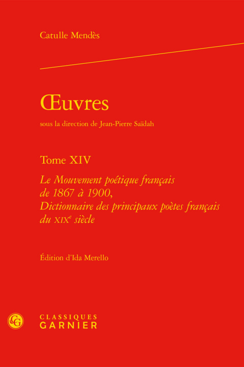 Buch oeuvres Mendès