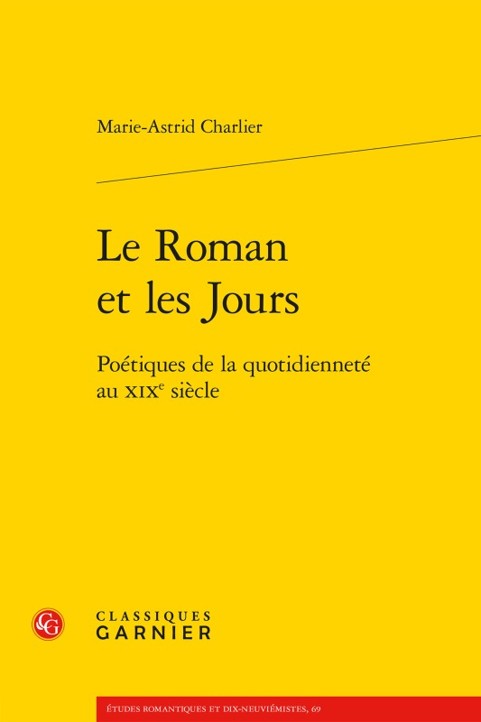 Buch Le Roman et les Jours Charlier