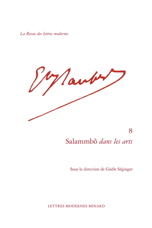 Knjiga Salammbô dans les arts Classiques Garnier