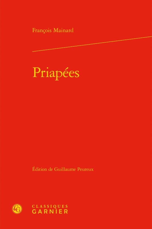 Book Priapées Mainard