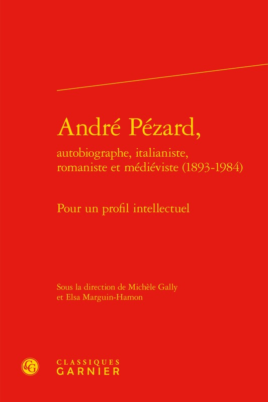 Knjiga André Pézard, 