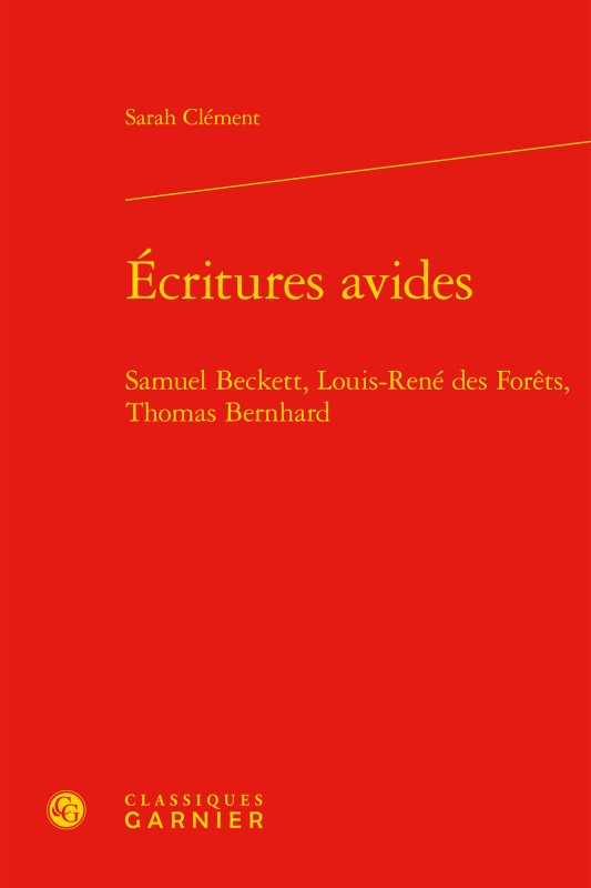 Knjiga Écritures avides Clément