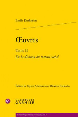 Knjiga oeuvres Durkheim