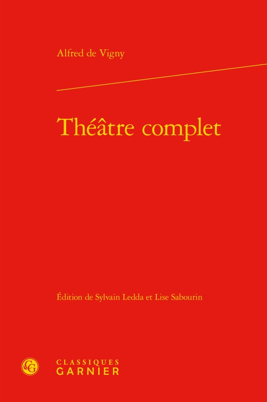 Buch Théâtre complet Vigny