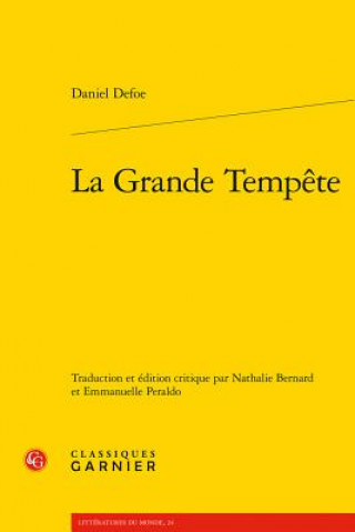 Livre La Grande Tempête Defoe