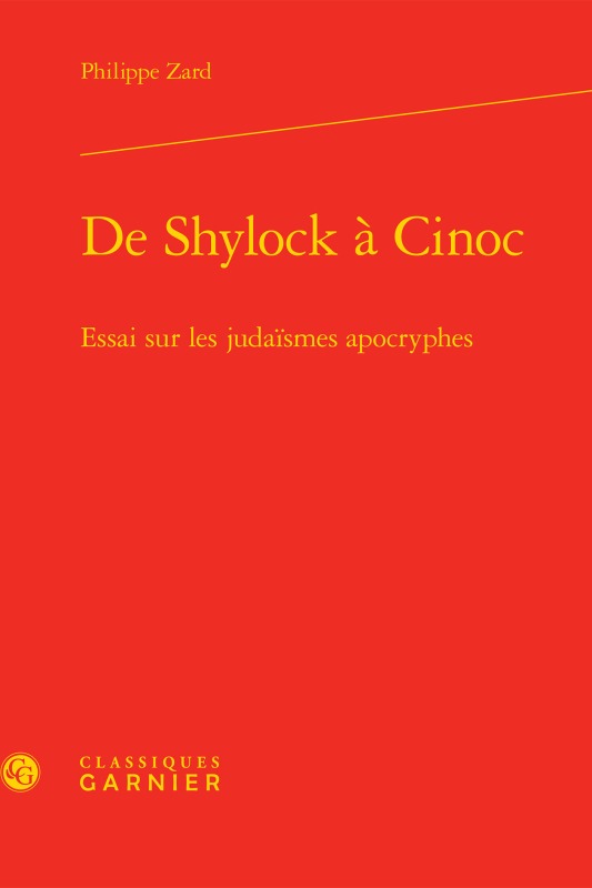 Knjiga De Shylock à Cinoc Zard